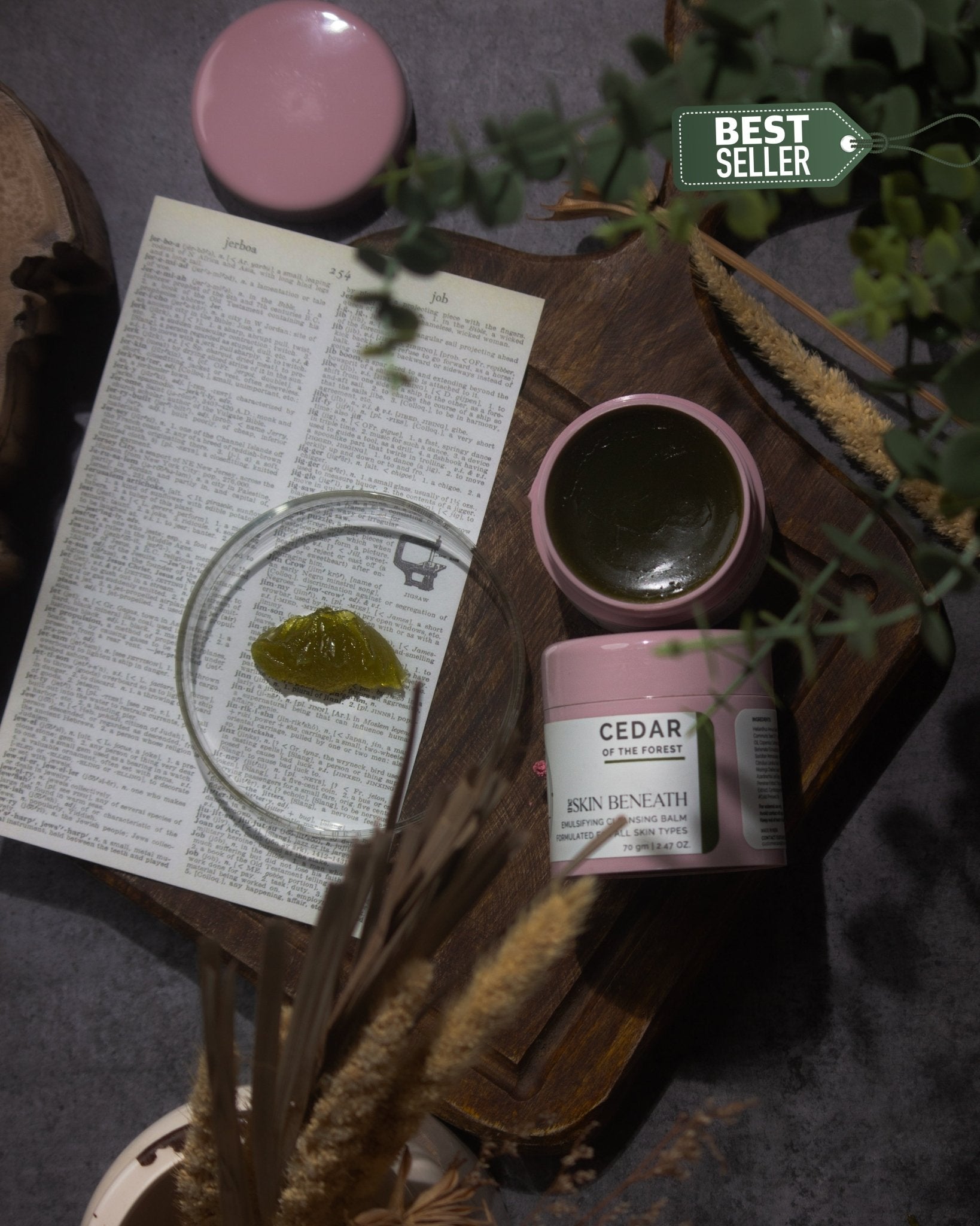 Cedar of the Forest emulsifying cleansing balm for makeup and sunscreen removal