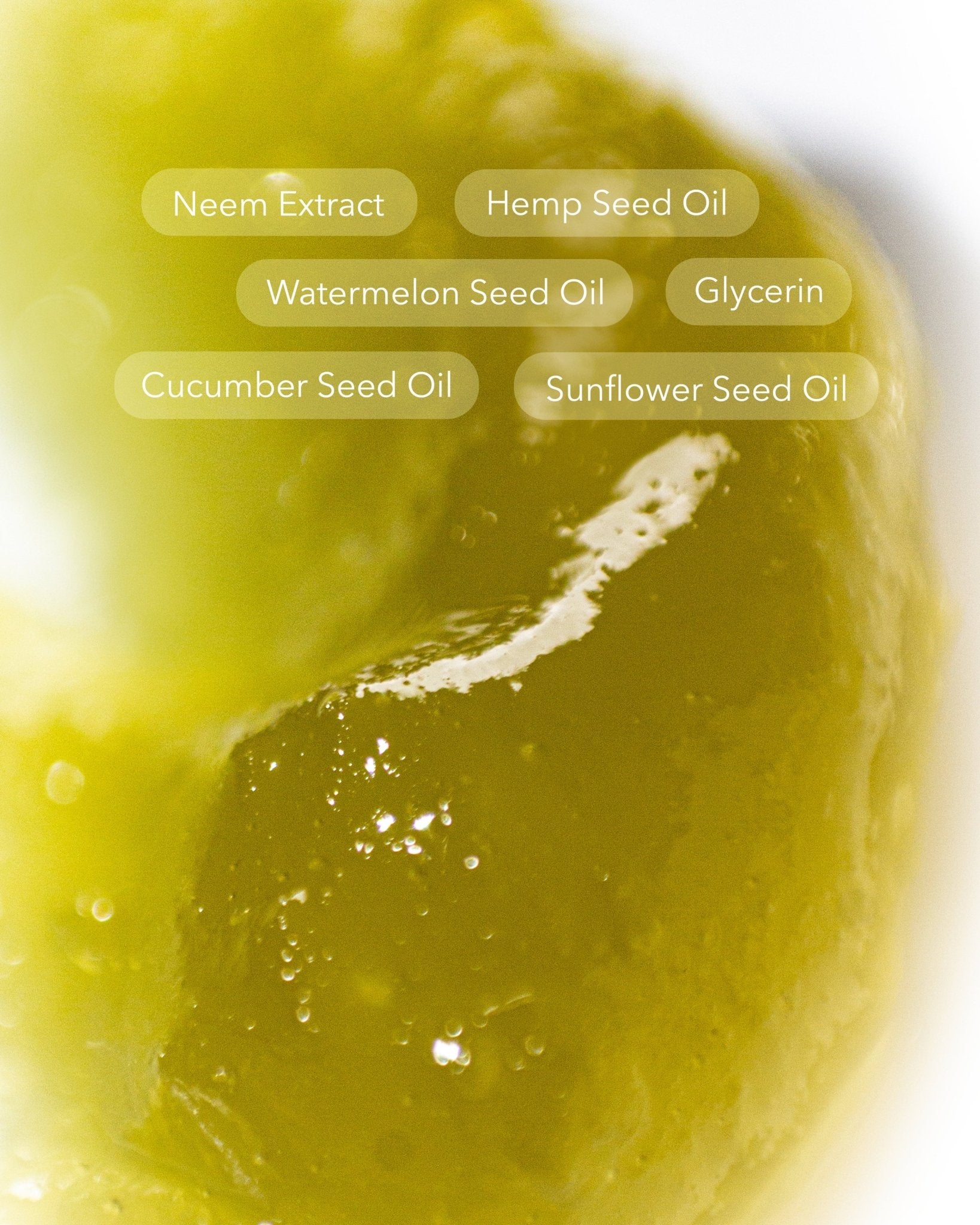 Close-up texture of Cedar of the Forest cleansing balm