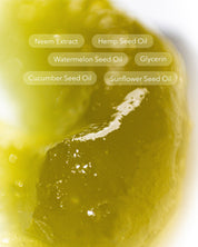 Close-up texture of Cedar of the Forest cleansing balm
