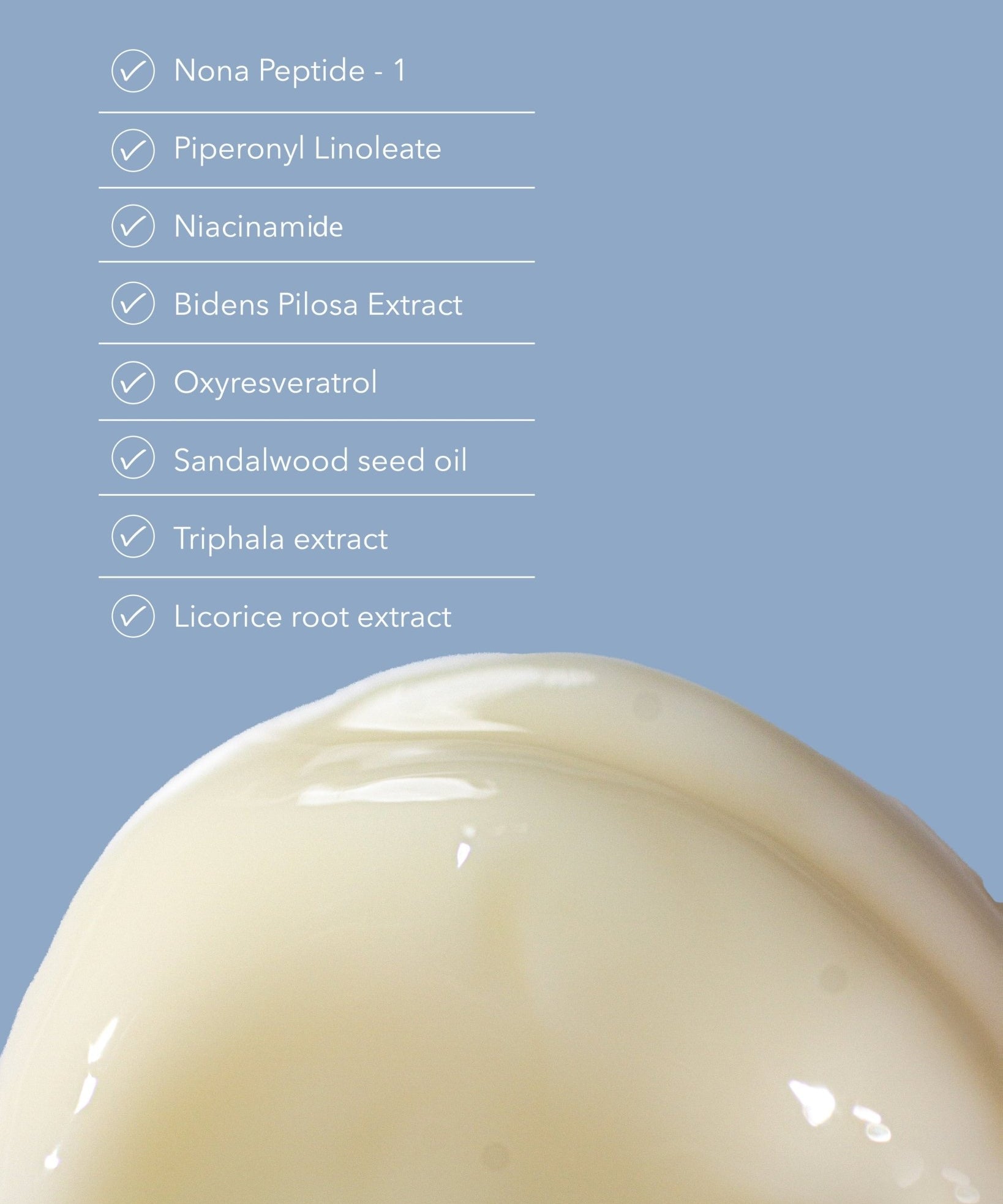 Close-up texture of FIKA lightweight pigmentation serum