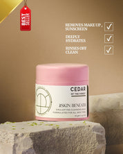 Cedar of the Forest emulsifying cleansing balm for makeup and sunscreen removal