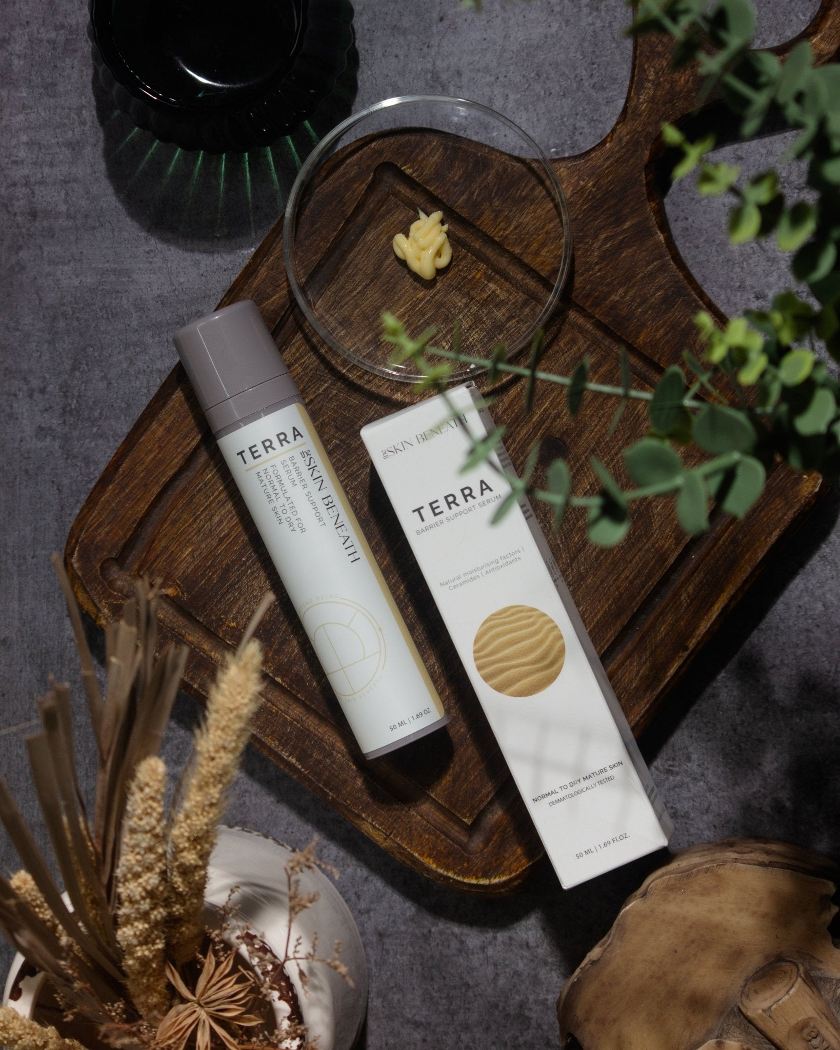 Terra barrier repair serum for dry and dehydrated skin