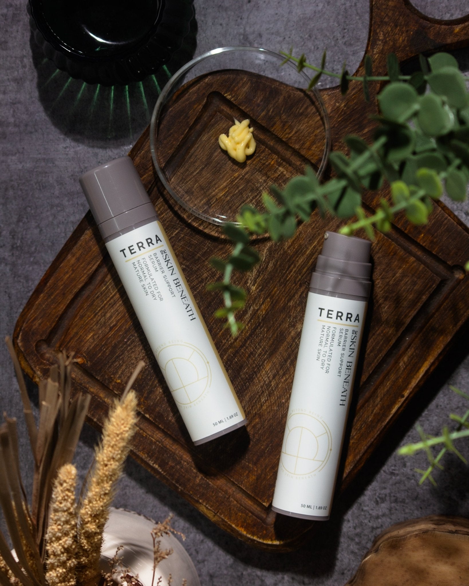 Terra barrier repair serum set for dry and dehydrated skin